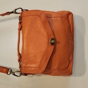 Latico crossbody purse salmon-orange